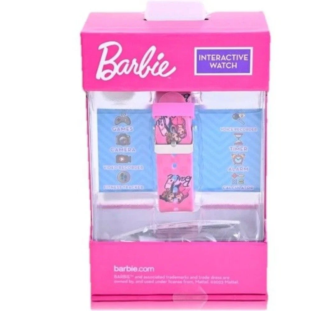 Mattel Barbie Girl’s iTime Touchscreen Smartwatch Silicone Pink Factory Sealed